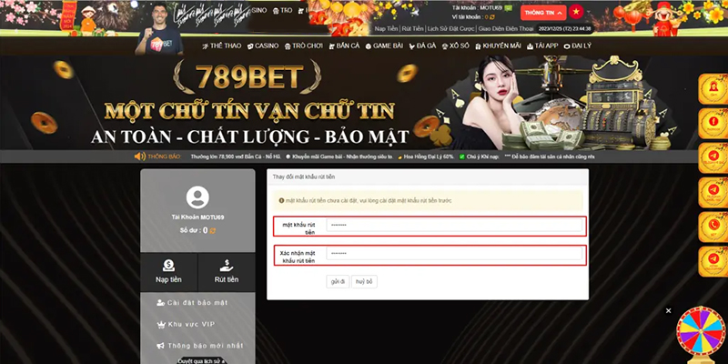 Hướng dẫn cách tạo mã pin để giao dịch tại trang cược