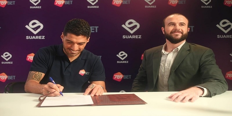 789bet và Luis Suarez đã ký kết hợp đồng trở thành đối tác