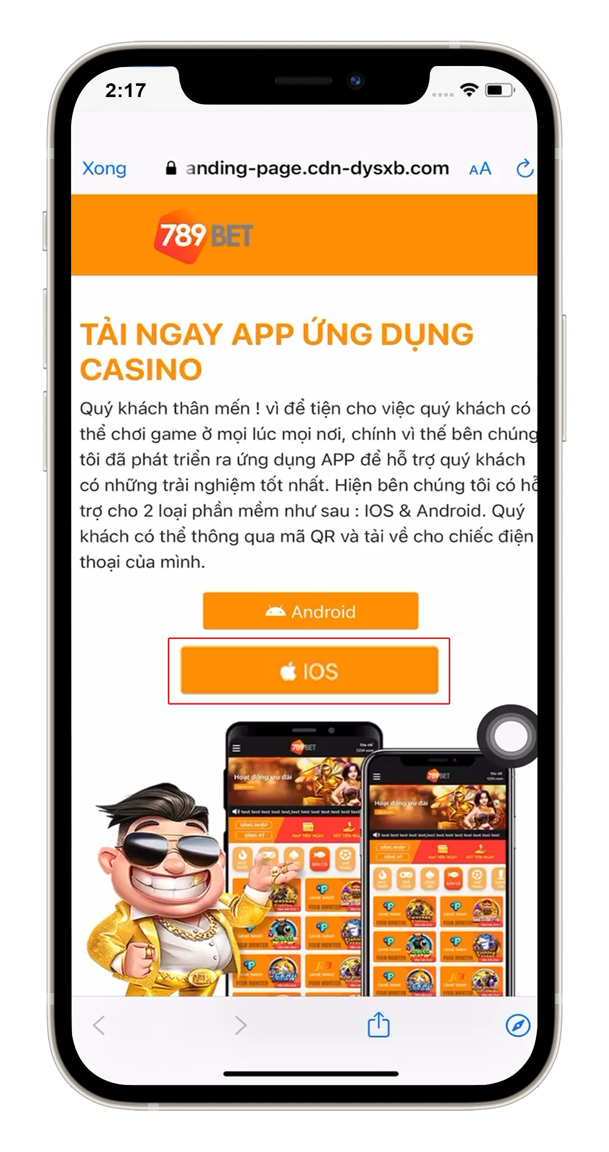 huong dan tai app tren ios buoc 1