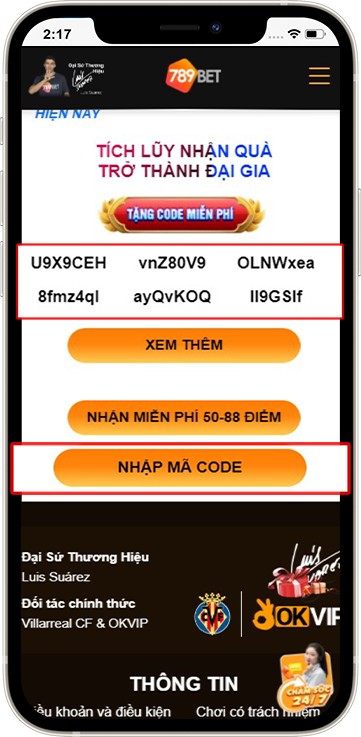 nhan code mien phi tai 789bet buoc 3