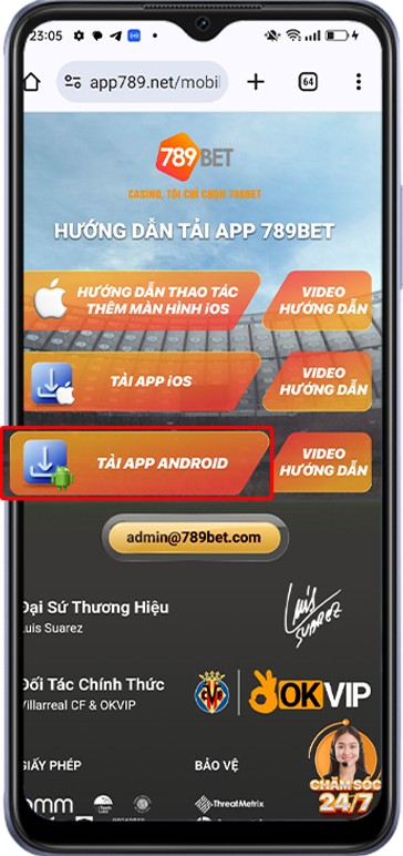 tai app tren android buoc 1